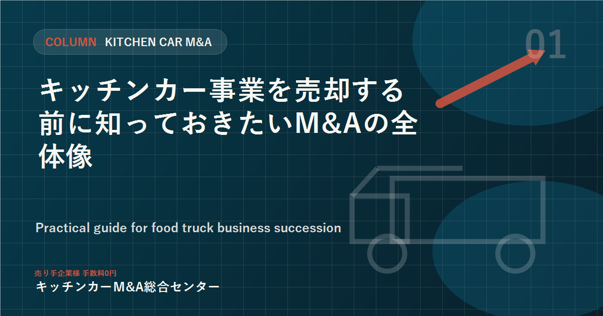 キッチンカー事業を売却する前に知っておきたいM&Aの全体像